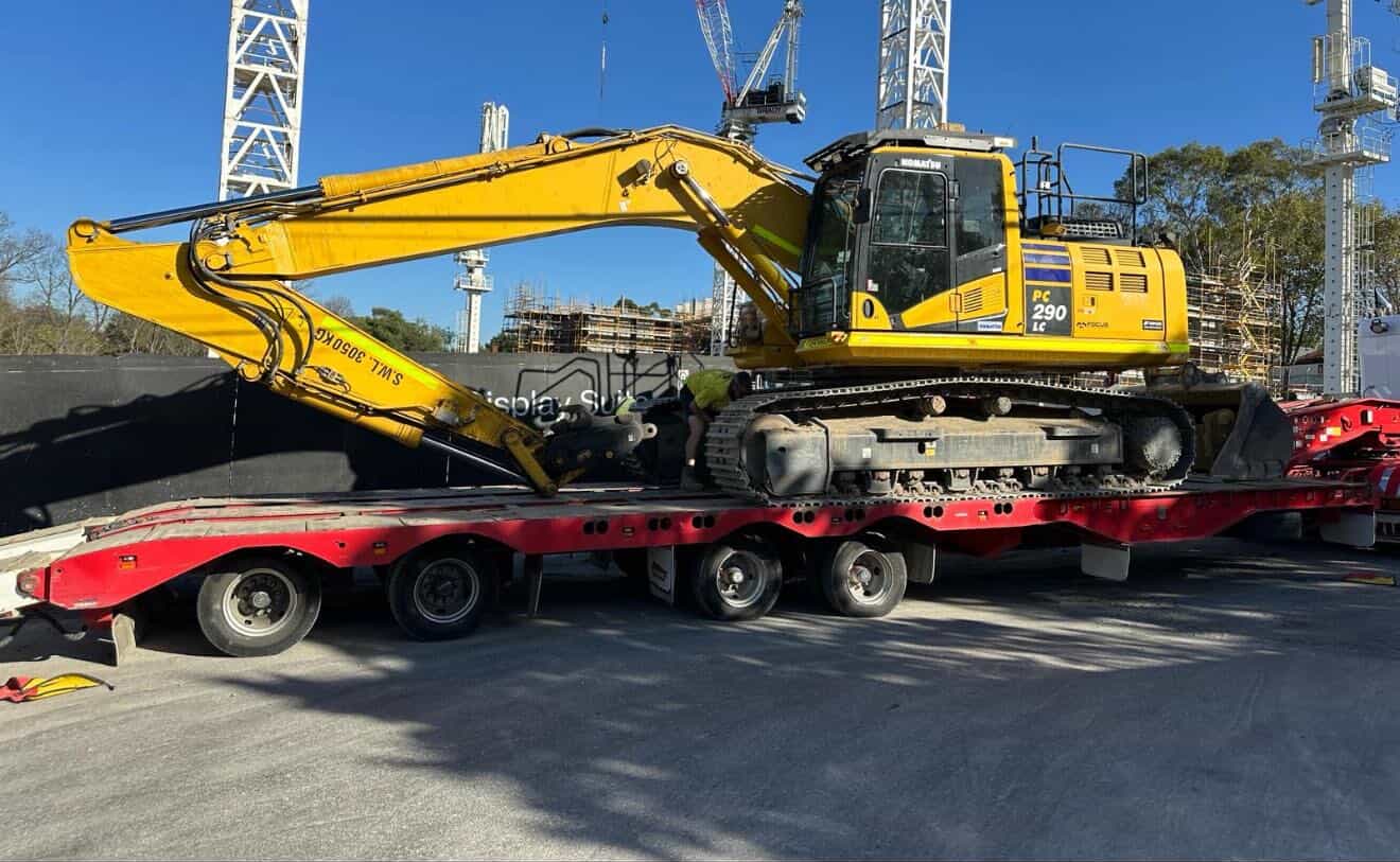 Apollo Earthworks team on a Melbourne civil works site