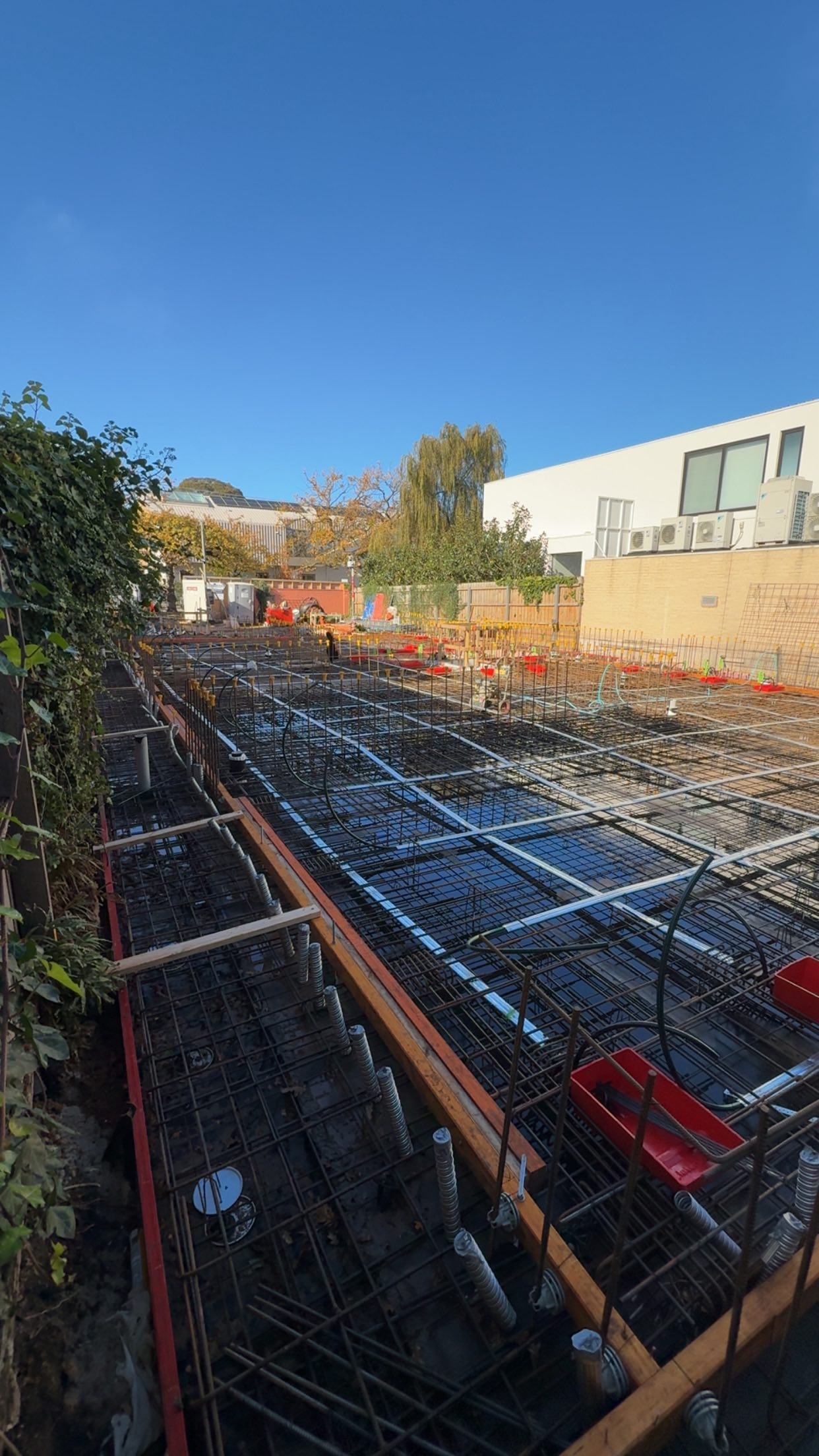 Apollo Earthworks basement excavation with bored piers in Melbourne