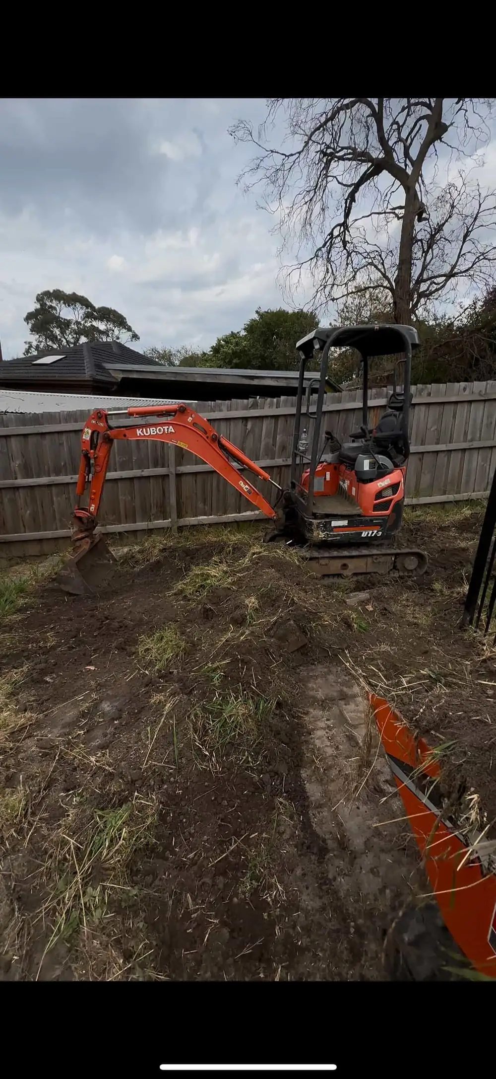 Excavation for landscaping in Melbourne